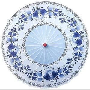 Handmade Oil Silk Chinese Japanese Umbrella - Celadon Series